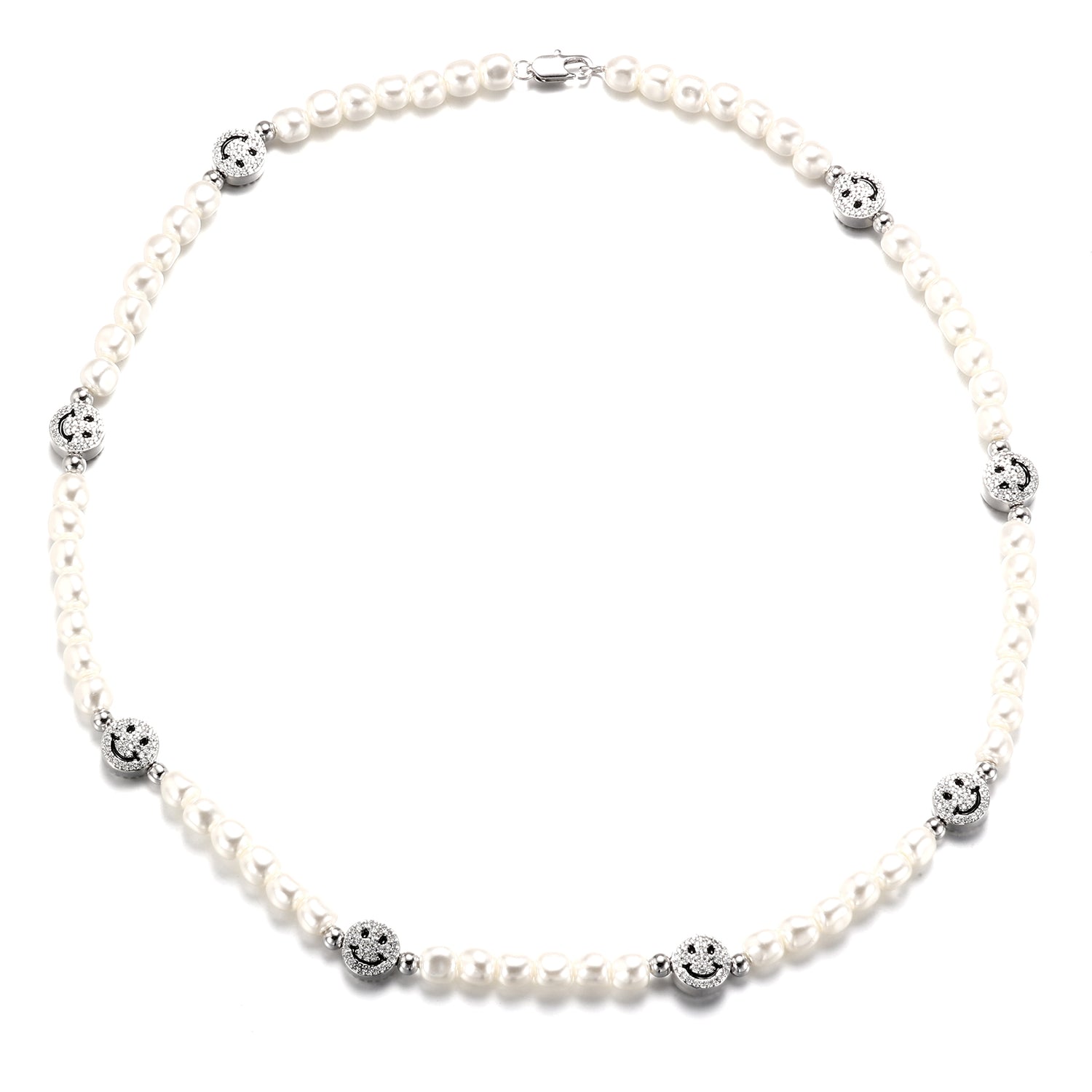 925 Silver Smile Pearl Chain