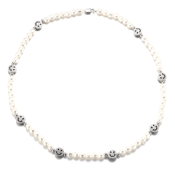 925 Silver Smile Pearl Chain