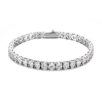 925 Silver 5mm Moissanite Tennis Bracelet