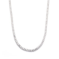 925 Silver 3mm Moissanite Tennis Chain